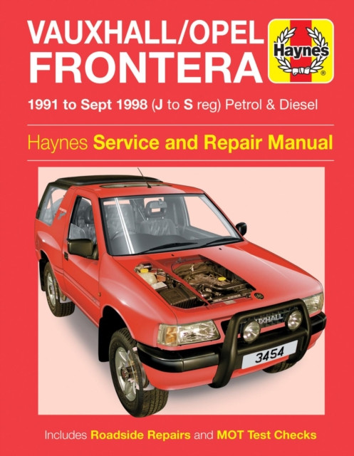 HM Vauxhall Opel Fontera 1991-1998 (Haynes)(Paperback / softback)