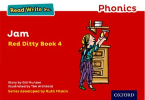 Read Write Inc. Phonics: Red Ditty Book 4 Jam (Munton Gill)(Paperback / softback)