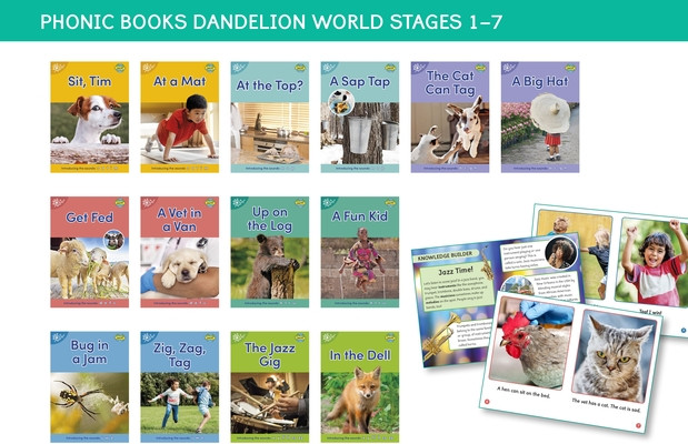 Phonic Books Dandelion World Stages 1-7 (Sounds of the alphabet) (Phonic Books)(Multiple-component retail product, slip-cased)