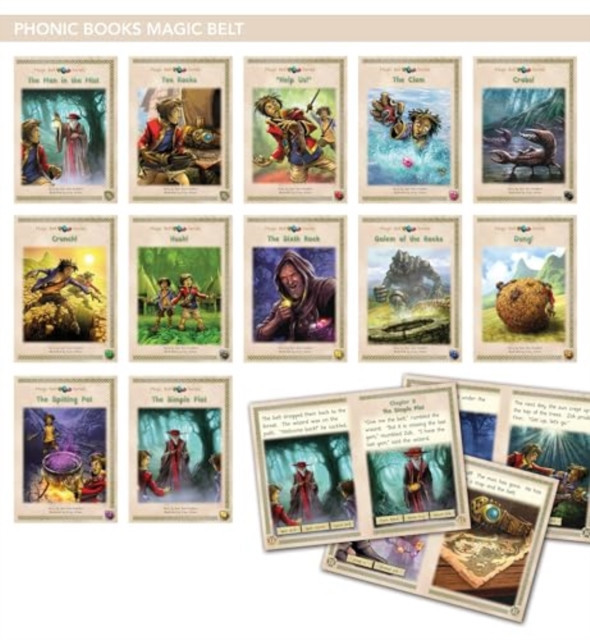 Phonic Books Magic Belt - Decodable Phonic Books for Catch Up (CVC, Alternative Consonants and Consonant Diagraphs) (Phonic Books)(Book)