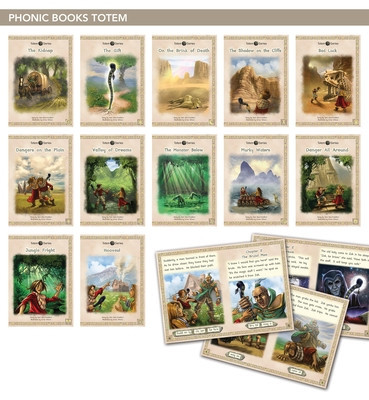 Phonic Books Totem - Decodable Phonic Books for Catch Up (CVC, Alternative Consonants and Consonant Diagraphs, Alternative Spellings for Vowel Sounds - ai, ay, a-e, a) (Phonic Books)(Multiple-component retail product, slip-cased)