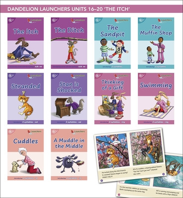 Phonic Books Dandelion Launchers Units 16-20 ('tch' and 've', two-syllable words, suffixes -ed and -ing and 'le') - Decodable books for beginner readers 'tch' and 've', two-syllable words, suffixes -ed and -ing and 'le' (Phonic Books)(Book)