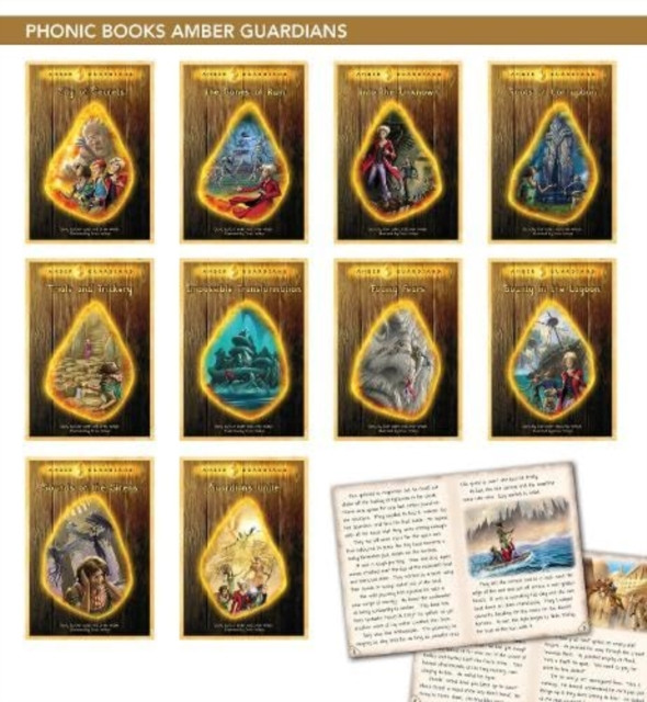Phonic Books Amber Guardians - Decodable Phonic Books for Catch Up (Suffixes, Prefixes and Root Words, Morphology) (Phonic Books)(Multiple-component retail product, slip-cased)
