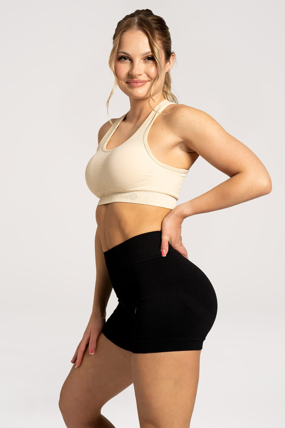 Gym Glamour Kraťásky Basic Black Barva: Černá, Velikost: M