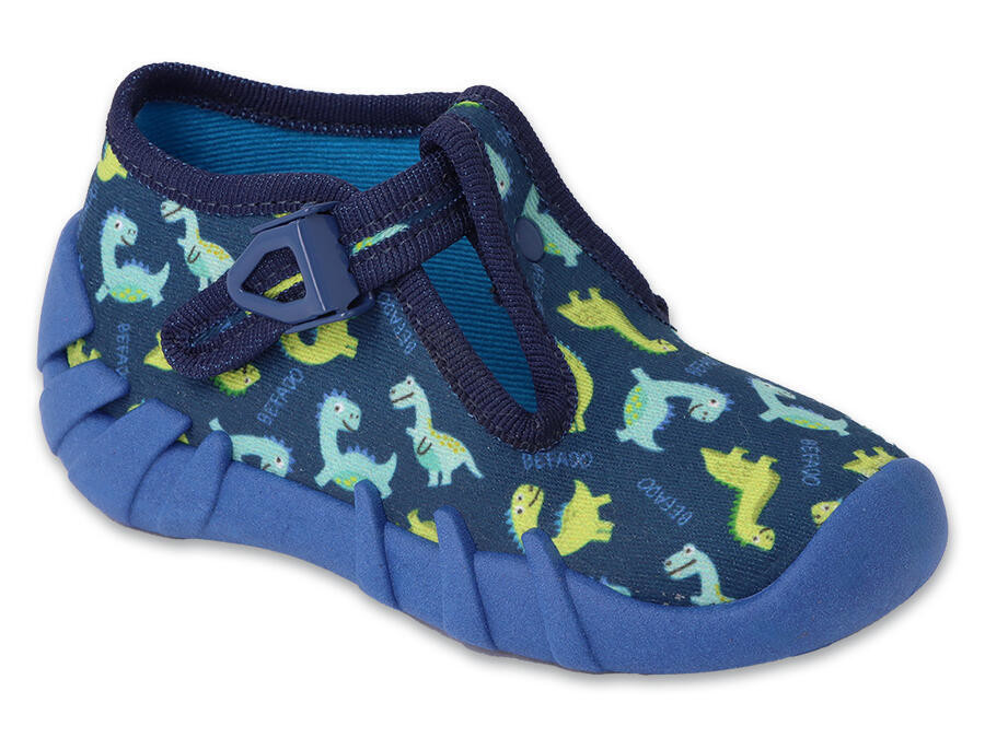 BEFADO 110N493 18 chlapecké bačkorky modré DINO 19 110N493_19