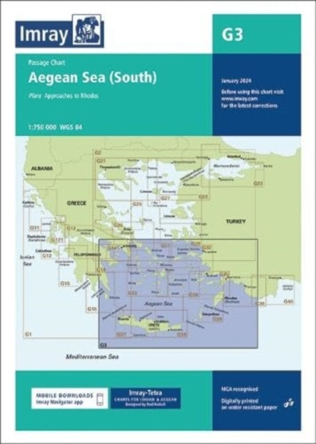 G3 Aegean Sea (South) (Heikell Rod & Lu)(Sheet map, folded)