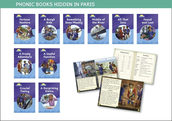 Phonic Books Hidden in Paris - Alternative vowel and consonant spellings, and Latin suffixes (Phonic Books)(Multiple-component retail product, slip-cased)