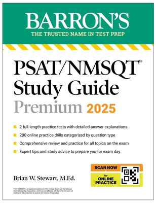 Psat/NMSQT Premium Study Guide: 2025: 2 Practice Tests + Comprehensive Review + 200 Online Drills (Stewart Brian W.)(Paperback)