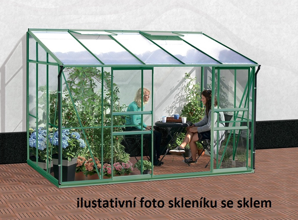 Polykarbonátový skleník VITAVIA IDA 6500, PC 6 mm, zelený LG1130