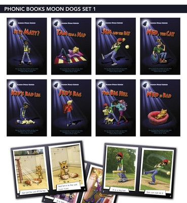 Phonic Books Moon Dogs Set 1 - Decodable Phonic Books for Catch Up (Alphabet at CVC Level) (Phonic Books)(Multiple-component retail product, slip-cased)