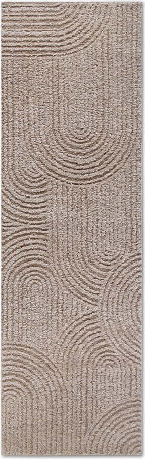 Béžový běhoun 80x240 cm Chappe Beige – Elle Decoration