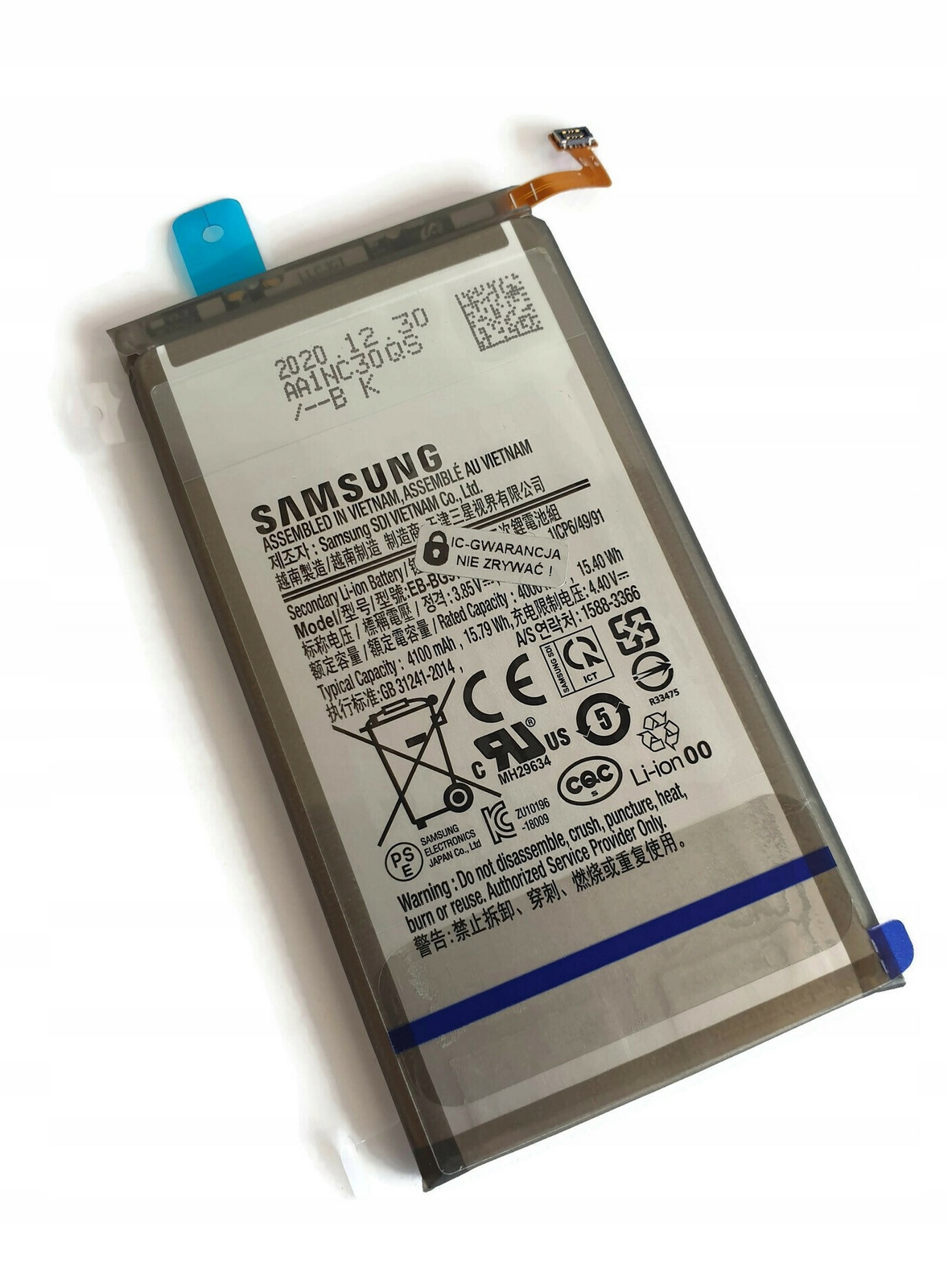 Nová originální baterie pro Samsung S10 Plus S10+