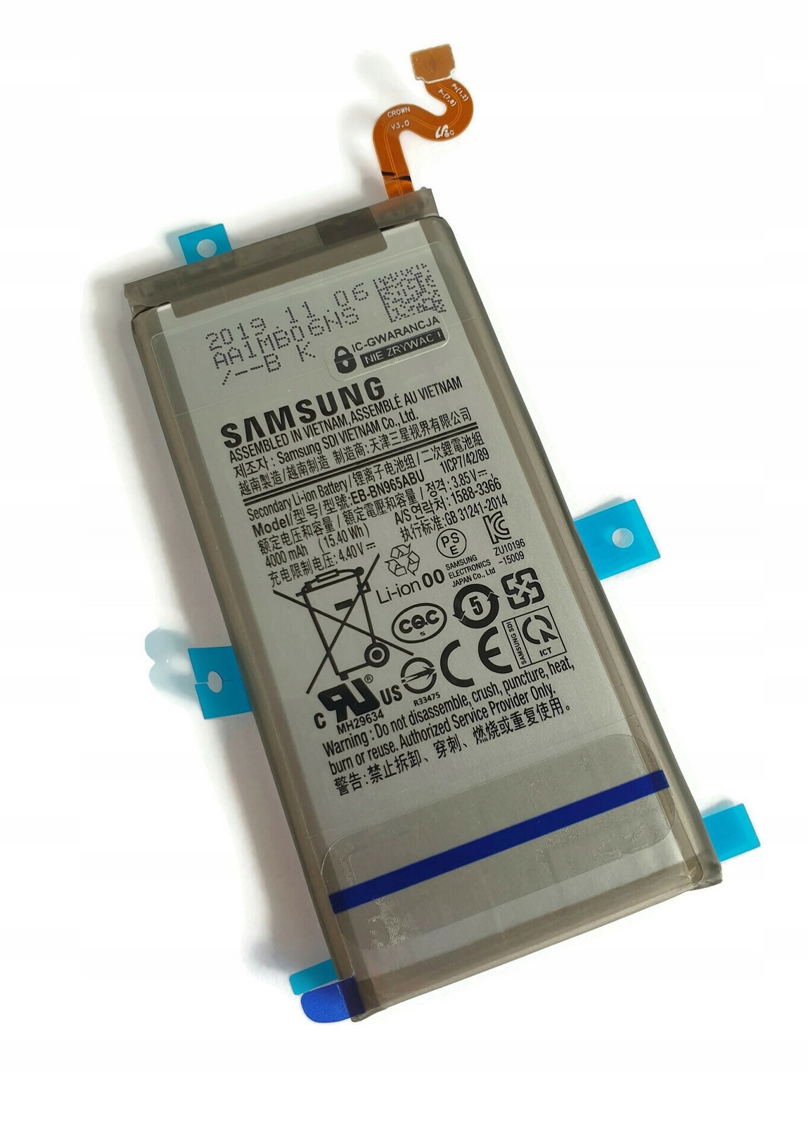 Nová originální baterie pro Samsung Galaxy Note 9