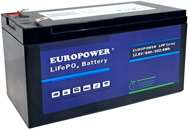 Baterie Lithiová Baterie Lfp Europower 12.8-8 12,8-8 LFP12.8-8 102WH Ups