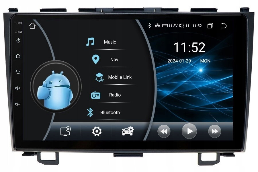 Navigace Rádio 2DIN Android Honda Crv Cr-v 3 III 2/32 Gb Dsp Carplay Lte