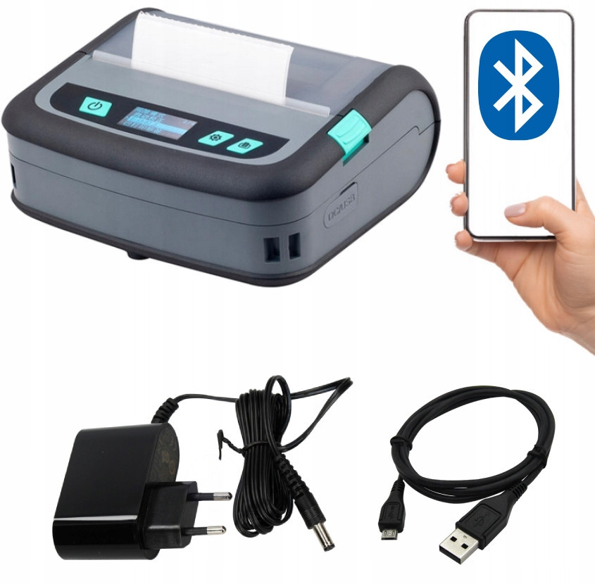 Bluetooth termální přenosná tiskárna štítků