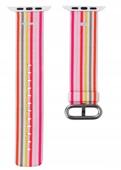 Řemínek Apple Watch Woven Nylon 42/44/45MM Růžový
