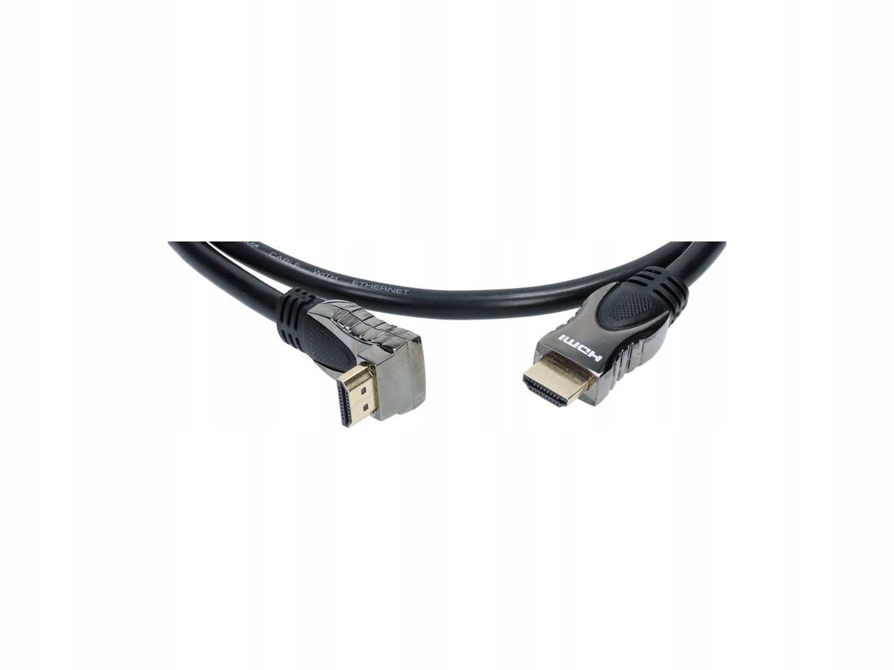 Kabel Hdmi V1.4a ethernet úhlový 4 Kklotz HA-HAA3