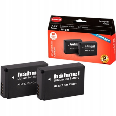 Hahnel baterie Canon HL-E12 Twin Pack