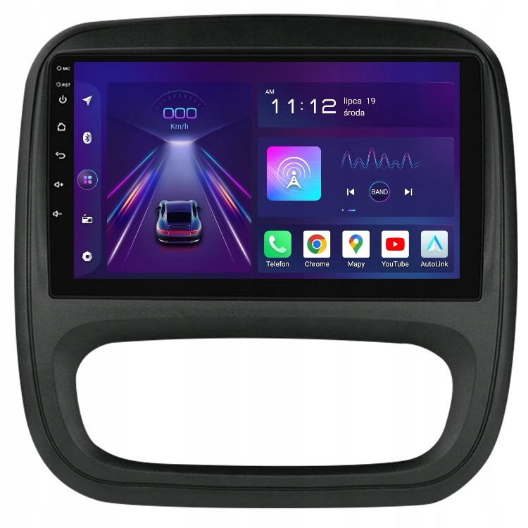 Navigace Rádio 2DIN Android Opel Vivaro B Renault Trafic 3 III 8/256GB Dsp