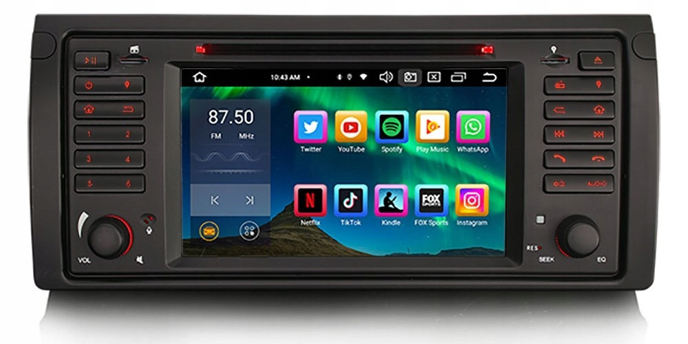 Navigace Rádio 2DIN Android Bmw 5er E39 7er E38 4/64 Gb Dsp Carplay Lte