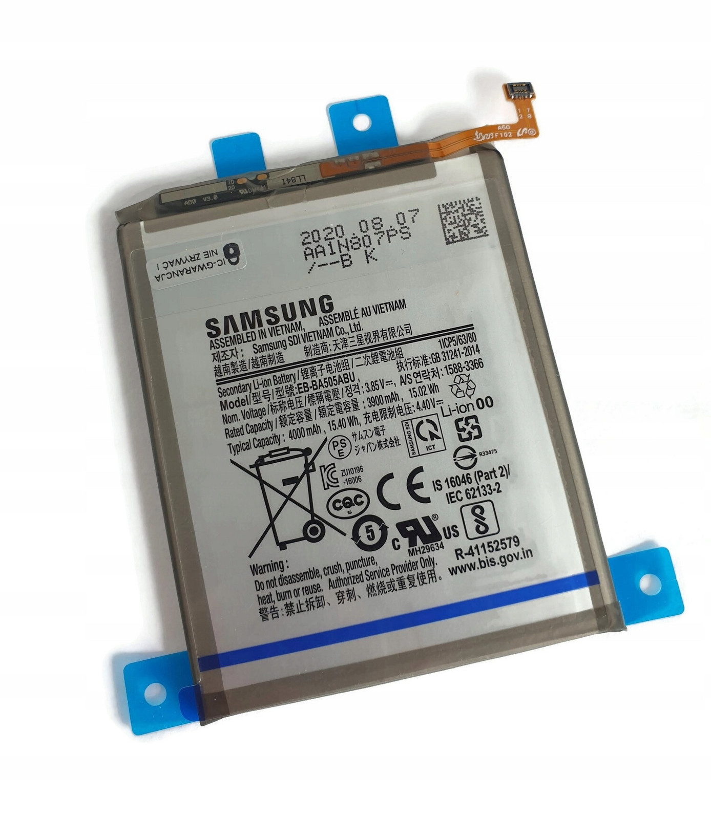 Nová originální baterie Samsung A20 A30 A30S A50