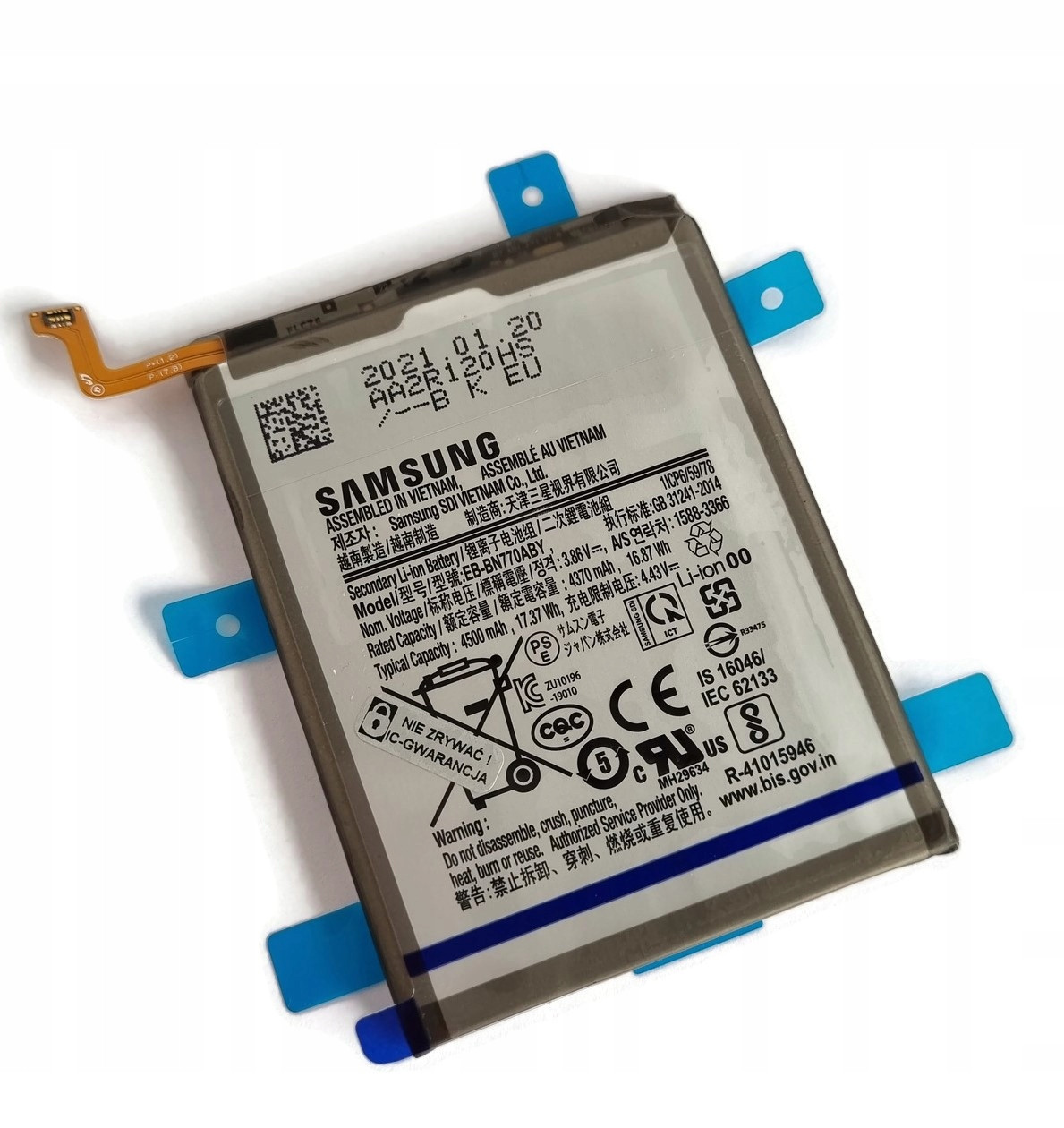 Nová originální baterie pro Samsung Note 10 Lite