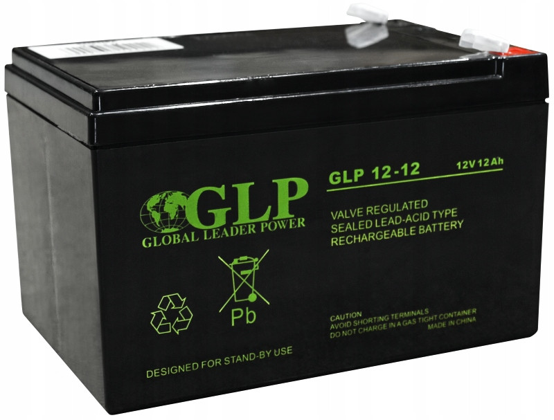 Baterie Agm Vrla Baterie Glp 12AH 12V GLP12-12 GLP12 Napájecí Adaptér Ups Alarm