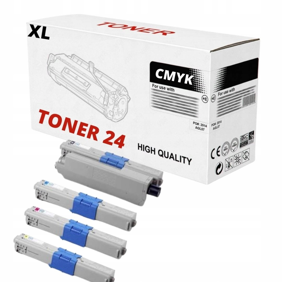 4XTONER Pro Oki C310 C330 C510 MC352 MC362 MC562