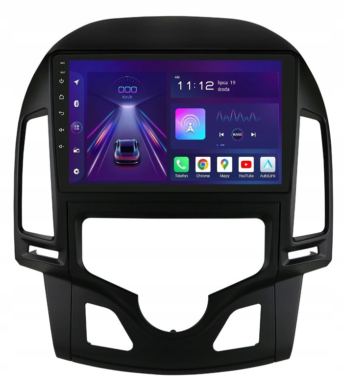 Navigace Rádio Android 2DIN Hyundai I30 8/256 Gb Carplay Dsp Lte