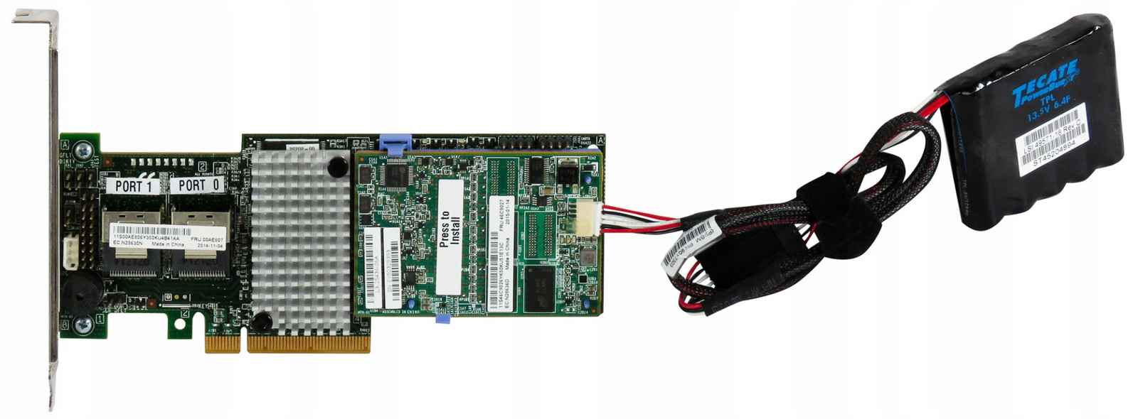 Ibm 00AE807 M5110 Sas Raid 512MB PCIe x8 Bbu