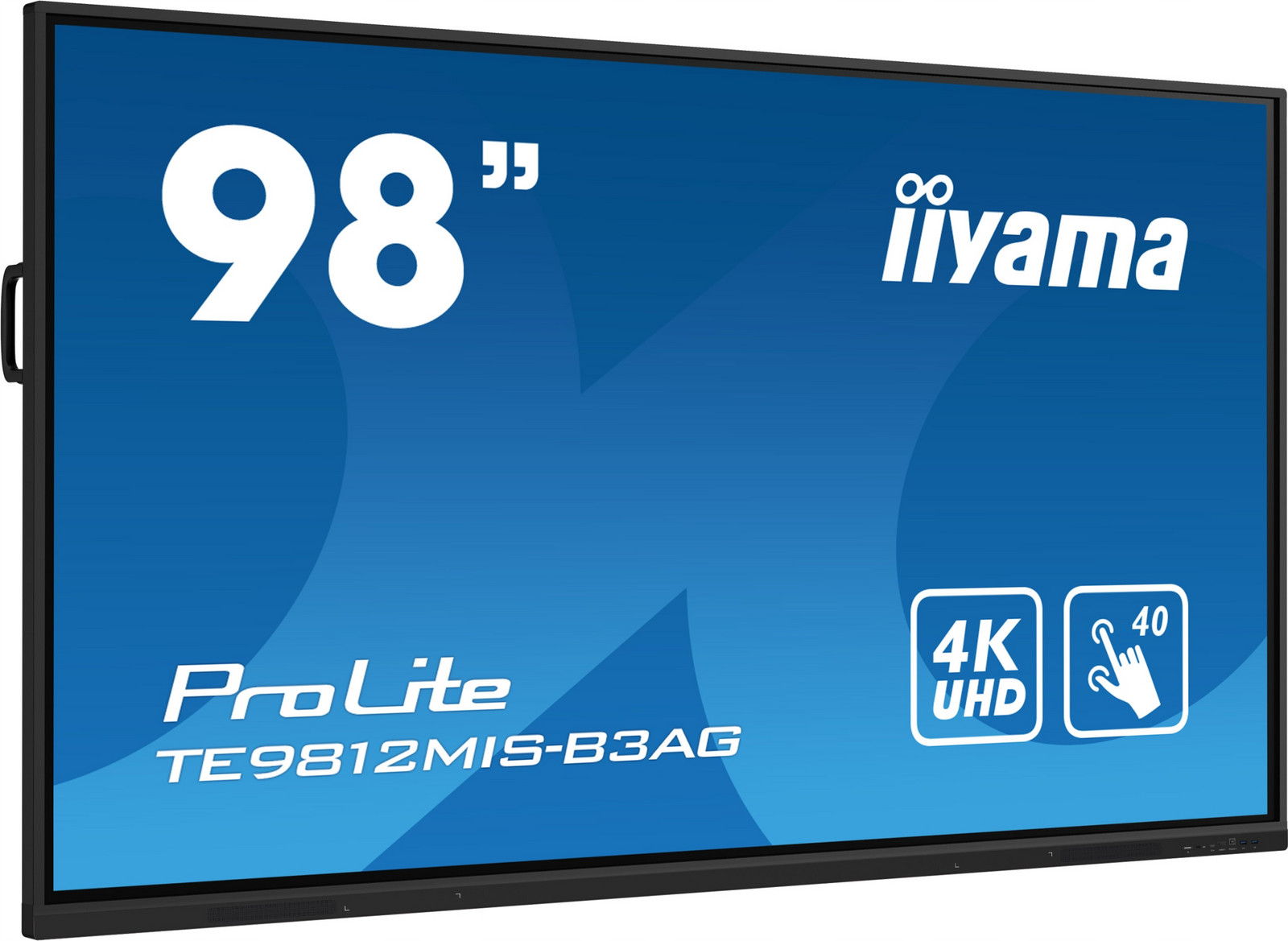 Interaktivní obrazovka iiyama TE9812MIS-B3AG 98 Ips Led 4K /vga, 3xHDMI, Usb-c/