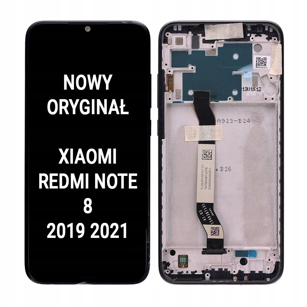 Org LCD displej Rámeček Xiaomi Redmi Note 8 2019-21 M1908C3JG M1908C3JGG
