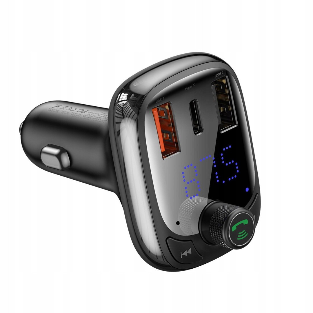 2v1 Bluetooth transmitter nabíječka do auta S-13 Overseas Edition ča