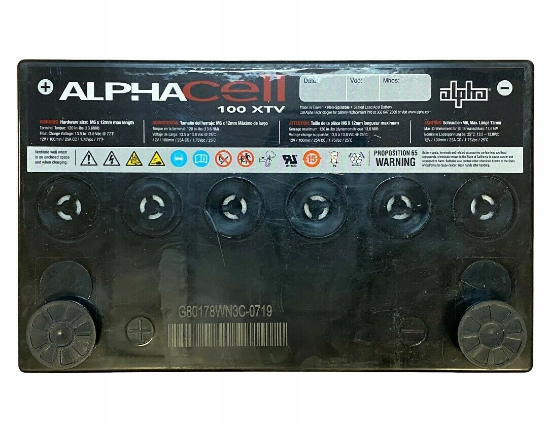 Baterie AlphaCell 100 Xtv