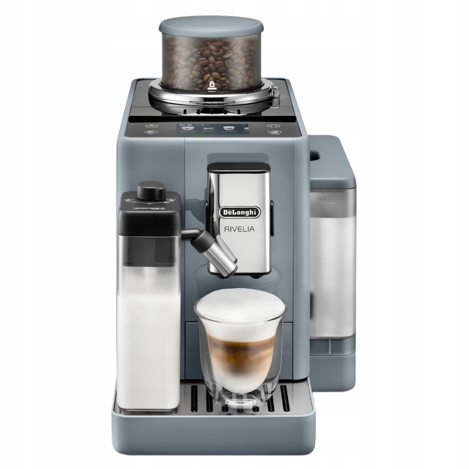 Tlakový kávovar DeLonghi Rivelia Exam 440.55.G – titanový