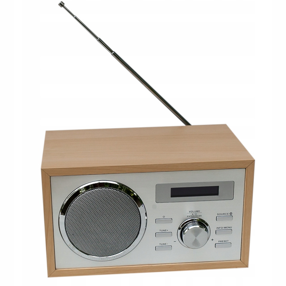 Retro Silver Crest Bluetooth Dab+ kuchyňské rádio