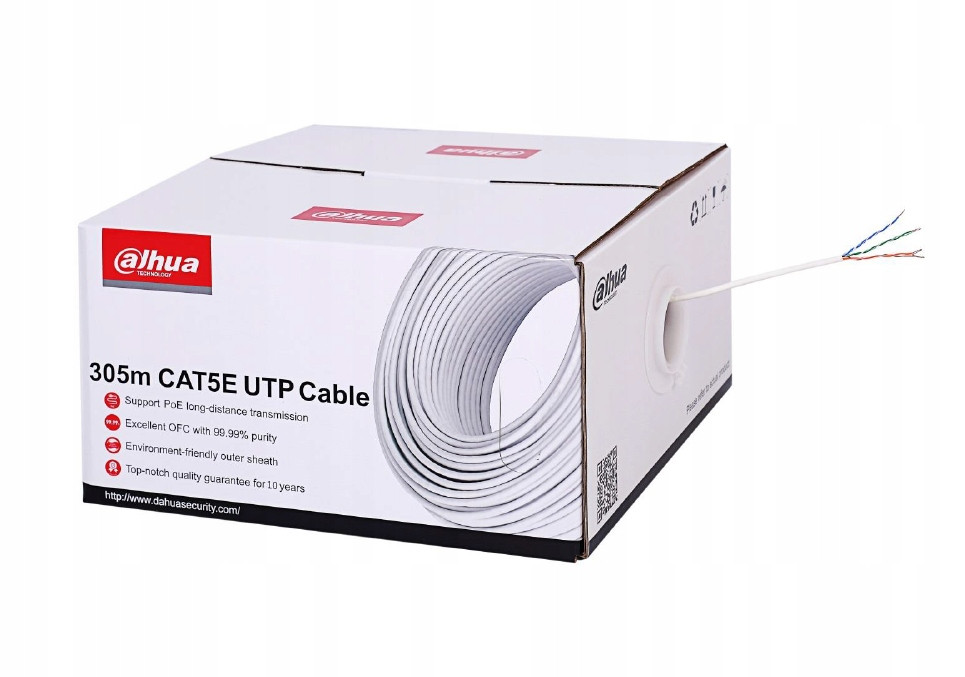 Síťový Kabel Utp KAT.5E Měsíc Dahua 305m