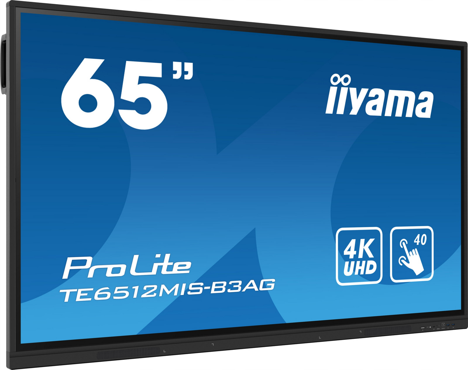 Interaktivní displej iiyama TE6512MIS-B3AG 65 Ips Led 4K /vga, 3xHDMI,