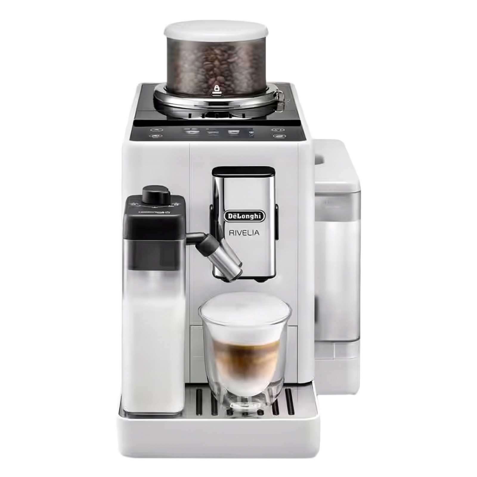 Tlakový kávovar DeLonghi Rivelia Exam 440.55.W – bílý