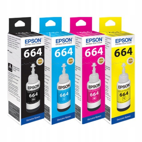 Inkoust Epson T6641 T6642 T6643 T6644 set