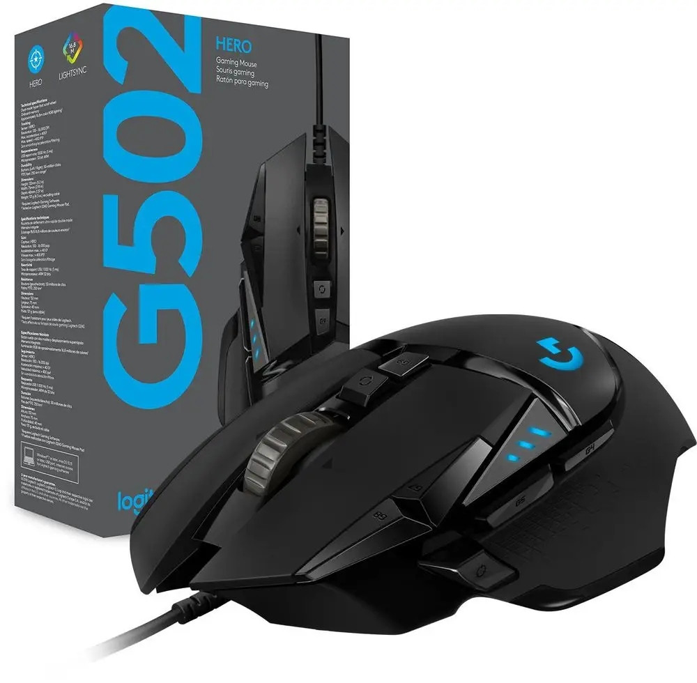 Herní myš Logitech G502 Hero 25600dpi 910-005470 25k
