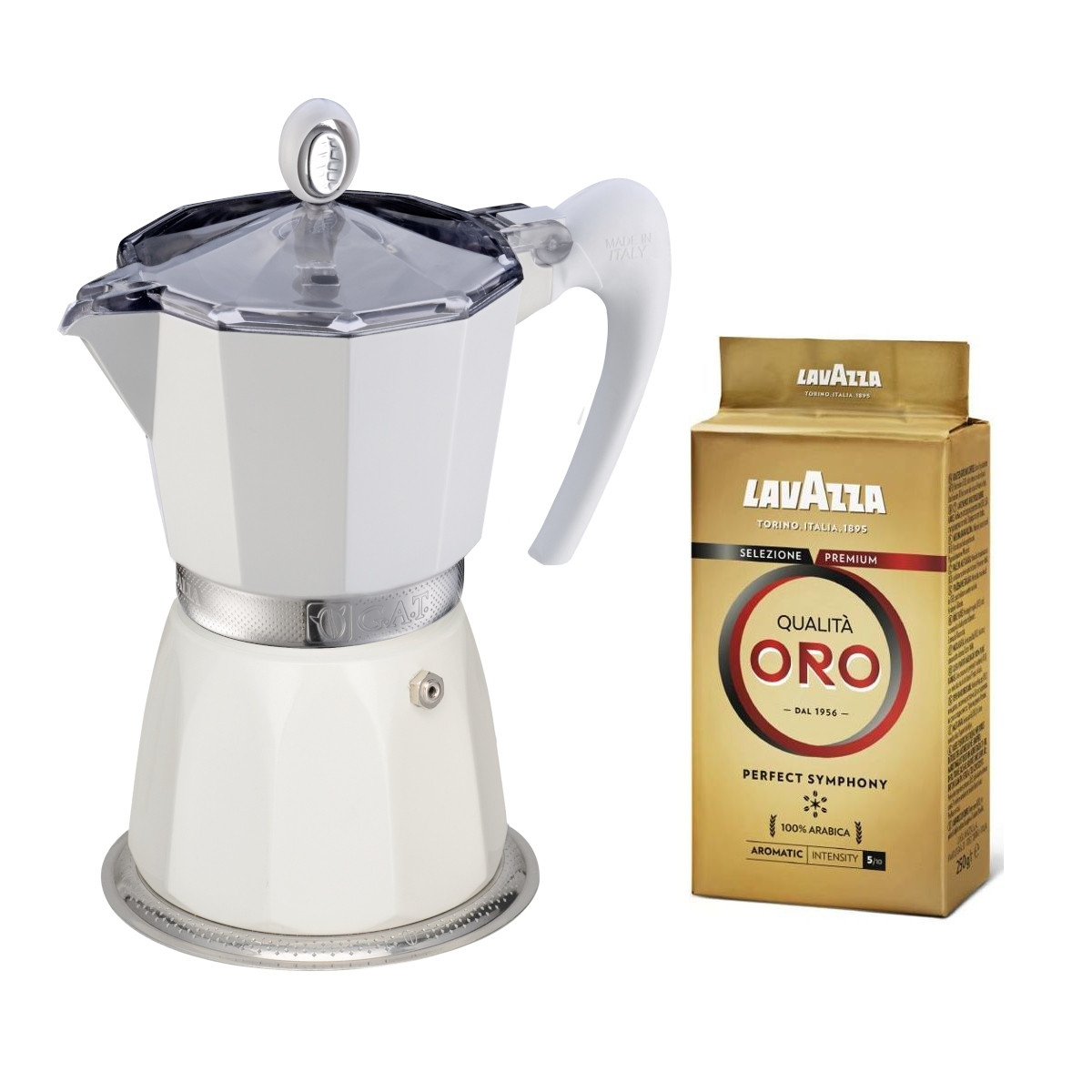 Kávovar G.a.t. (3tz) Lavazza Oro 250g – Set