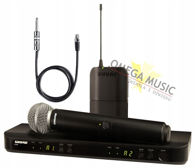 Shure bezdrátový mikrofon BLX1288/SM58