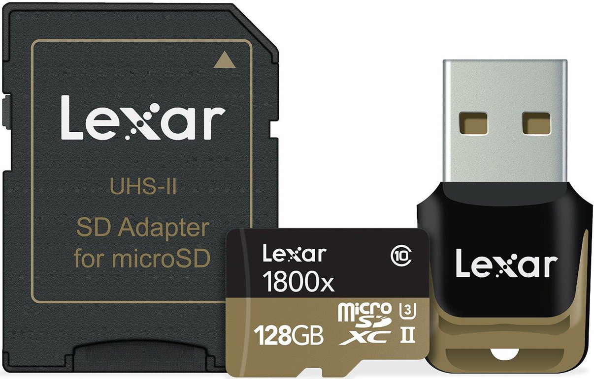 Lexar karta 128GB micro Sdxc 270MB/s 1800x čtečka