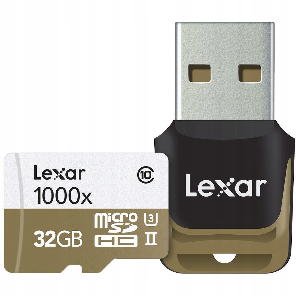 4K video Rychlá karta Lexar 32GB micro Sdhc čtečka