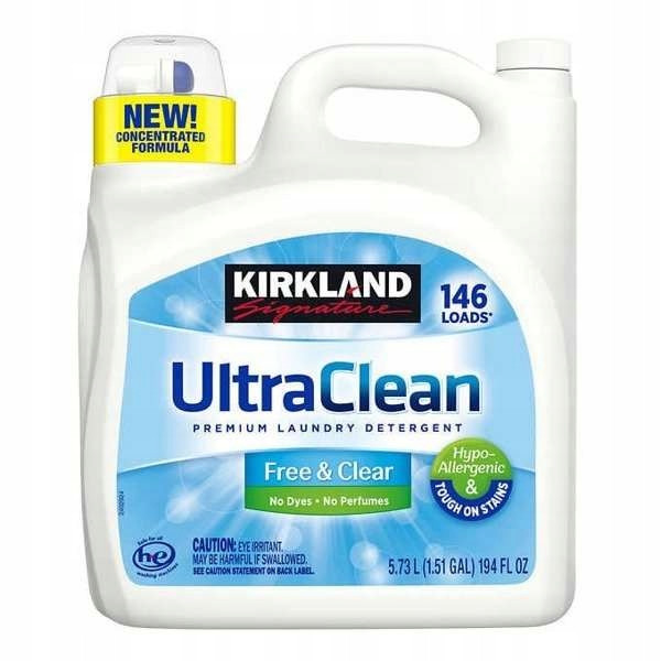 Kirkland Free & Clear 5,73 l hypoalergenní