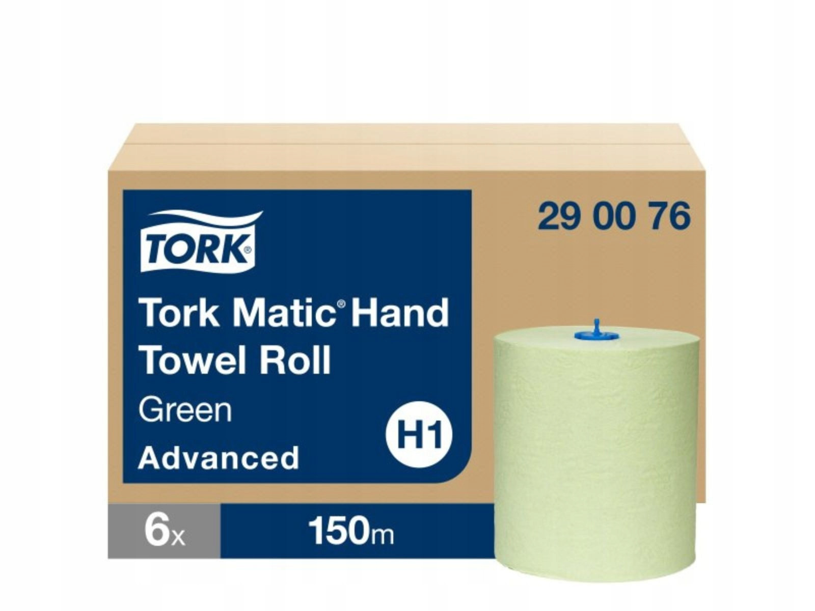 Ručník H1 x6 Tork Matic 290076 Green Soft Zelená