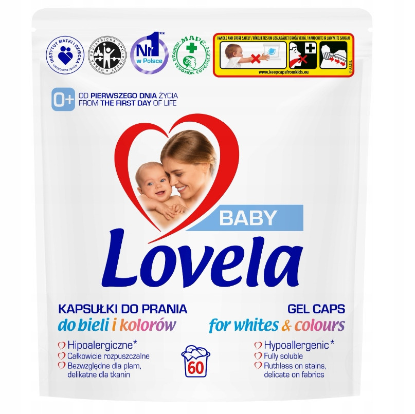 Lovela Baby univerzální prací kapsle 60 ks