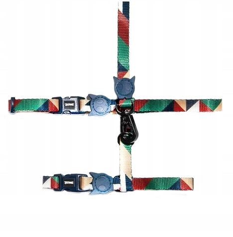 Set postroje a vodítka pro kočky ze série Pacco, unikátní, Zee Dog 1ks